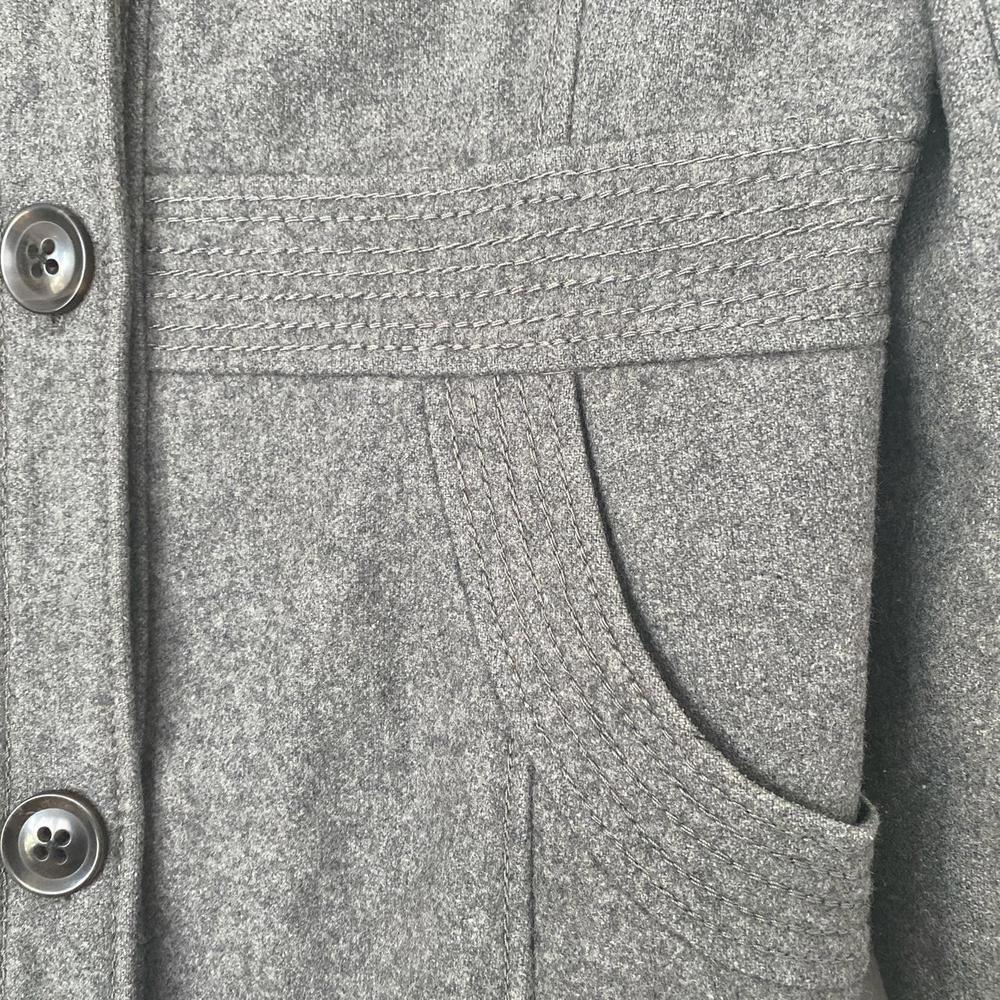 Kenneth Cole Long Collared Wool - Picture 3 of 4